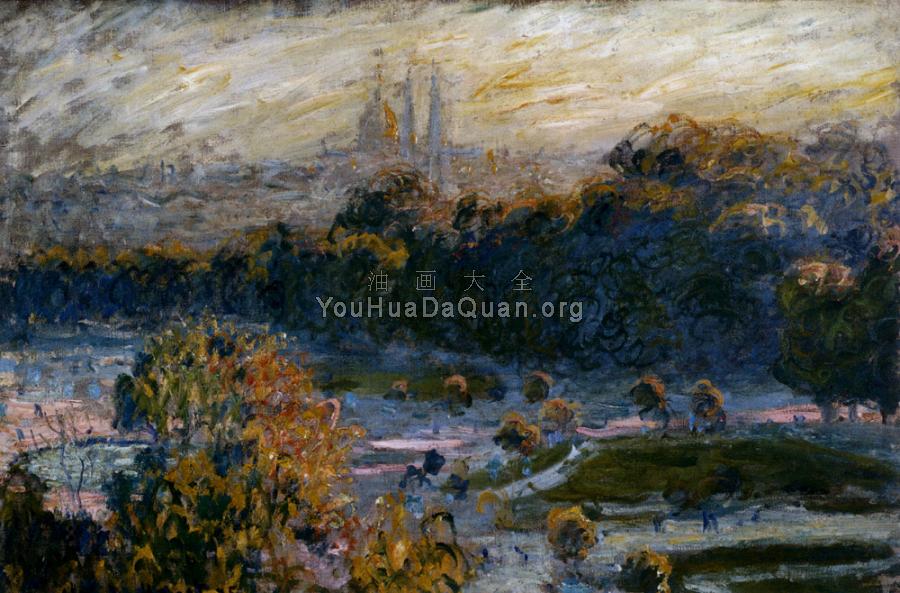 The Tuileries - 克劳德·莫奈